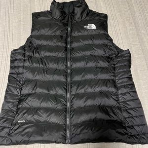 Northface black women xl vest